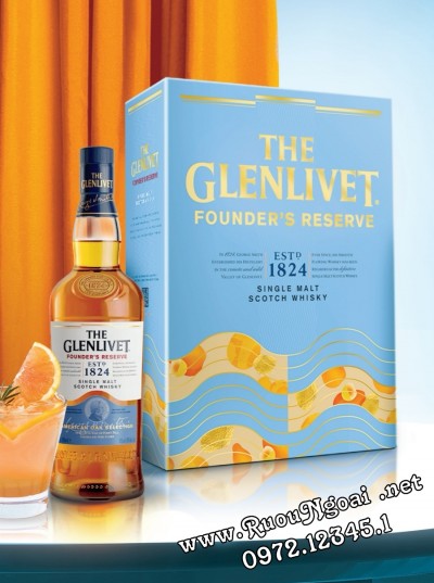 Rượu Glenlivet Founder Hộp Quà 2024