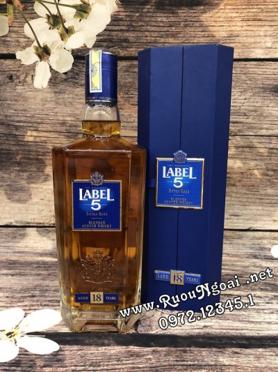 Rượu Whisky Label 5 18YO