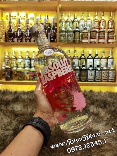 Rượu Vodka Absolut Raspberri 1L